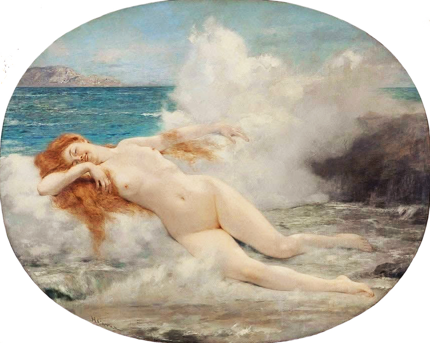 Henri Gervex (1852-1929 French painter)
"The Birth of Venus"