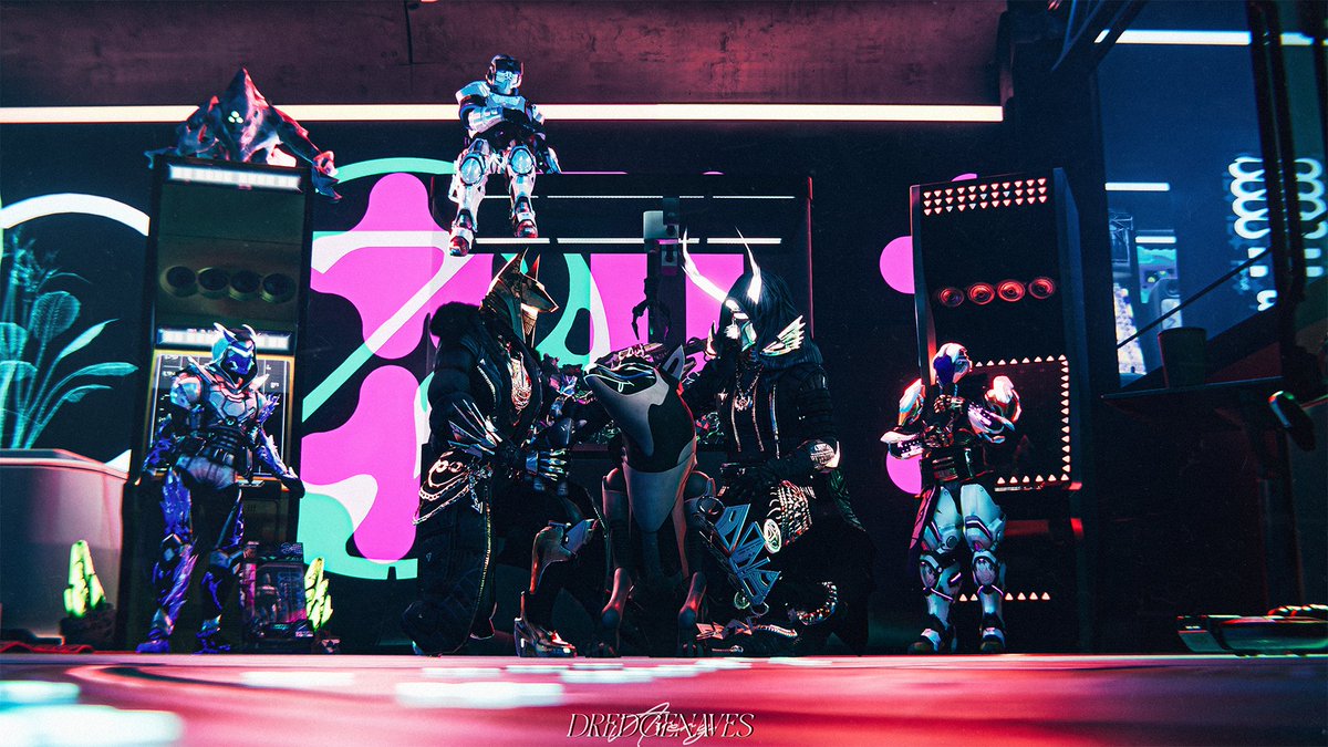 Archie went through a ton of tokens to get this from the Thrilladrome.. 🎟️🐾💚

Rest in peace, Artemis. 

#Destiny2 #Destiny2art #Destiny2AOTW <a href="/A_dmg04/">dmg04</a>