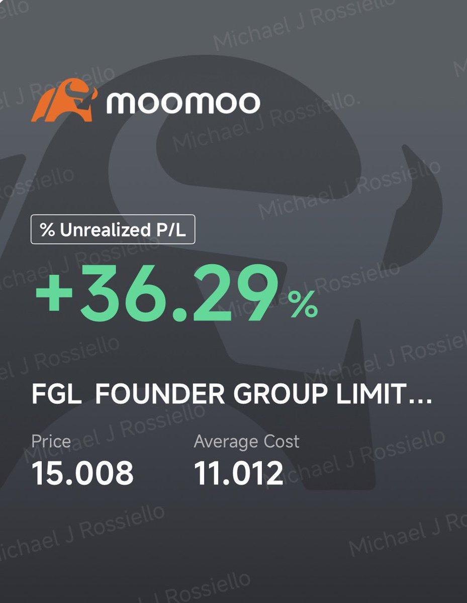 $FGL didnt even start yet.