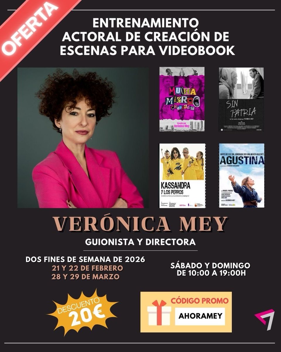 ¡Promoción! ¡Promoción! 
#actor #actriz #videobook #series #tv #films #cine #madrid