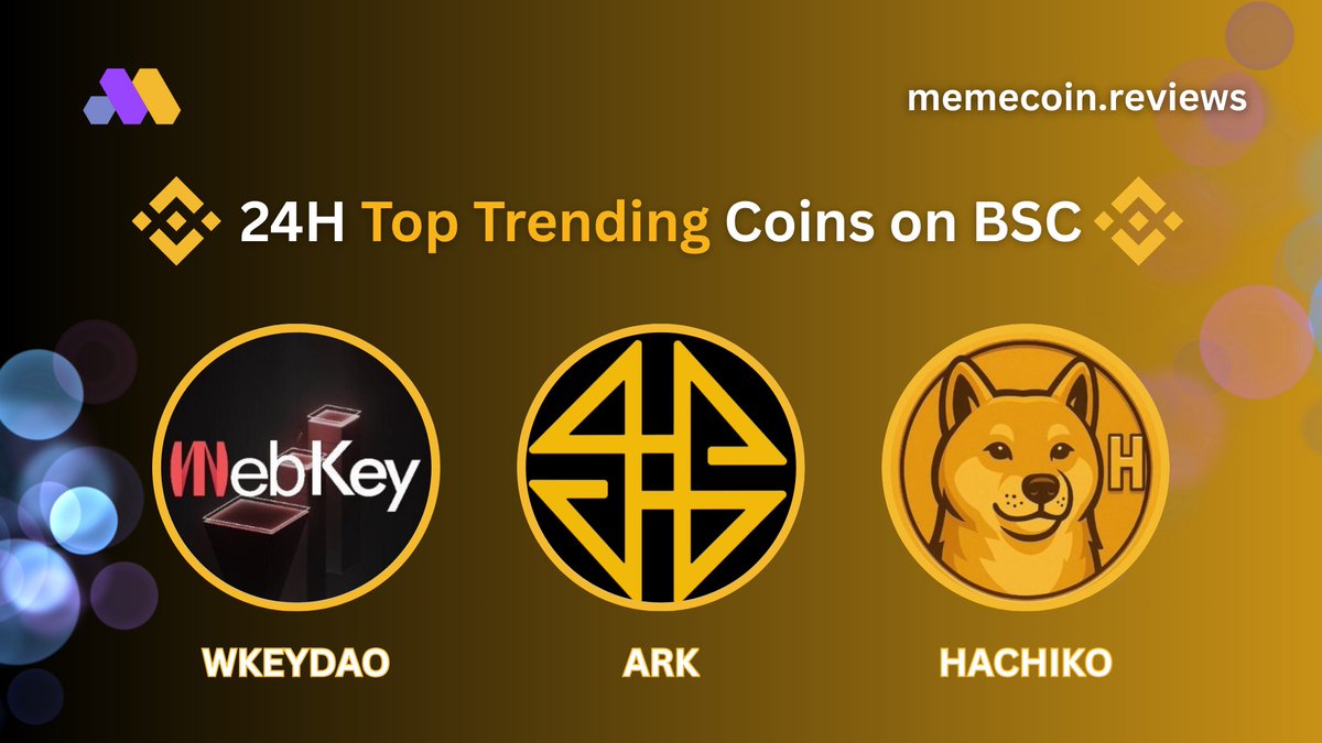 🔥24H Top Trending Coins on $BSC

Which one are you watching?

$wkeyDAO Market Cap: $13.0M

$ARK Market Cap: $30.4M  

$Hachiko Market Cap: $1.9M
<a href="/HachikoInuCTO/">Hachiko</a>