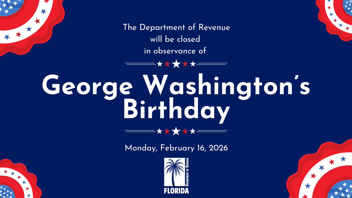 Florida Department of Revenue tweet media