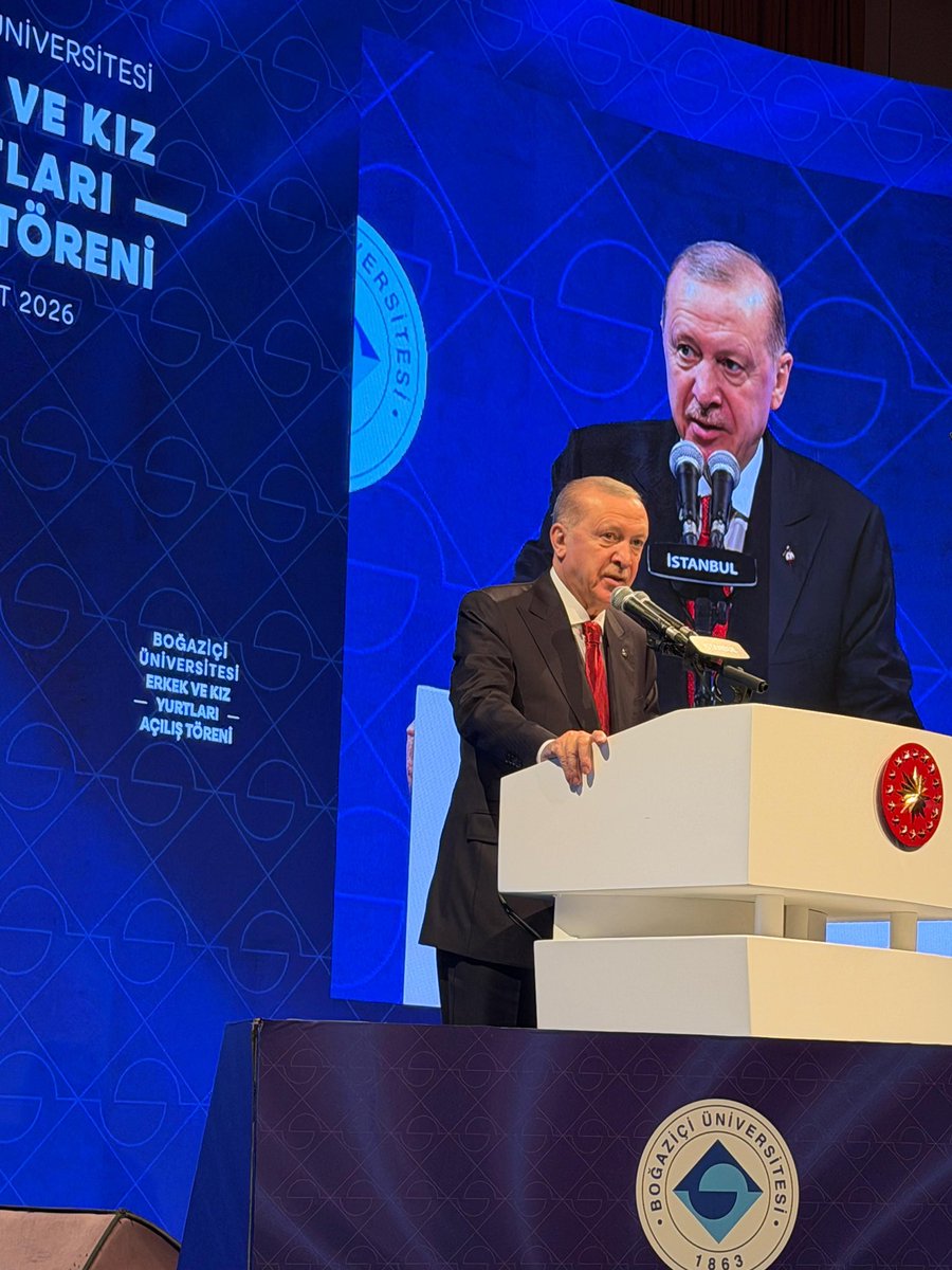 📍Boğaziçi Üniversitesi 🙋🏻‍♂️

Boğaziçi Üniversitesi Erkek ve Kız Yurtları Açılış Töreni’nde Cumhurbaşkanımız Sayın <a href="/RTErdogan/">Recep Tayyip Erdoğan</a>’ın hitaplarını dinliyoruz.