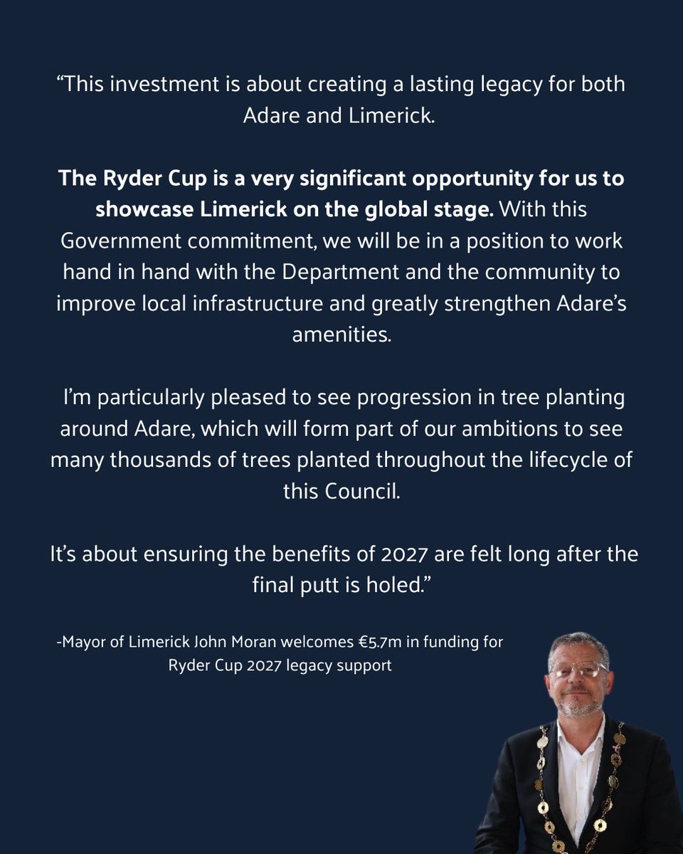 Mayor of Limerick tweet media