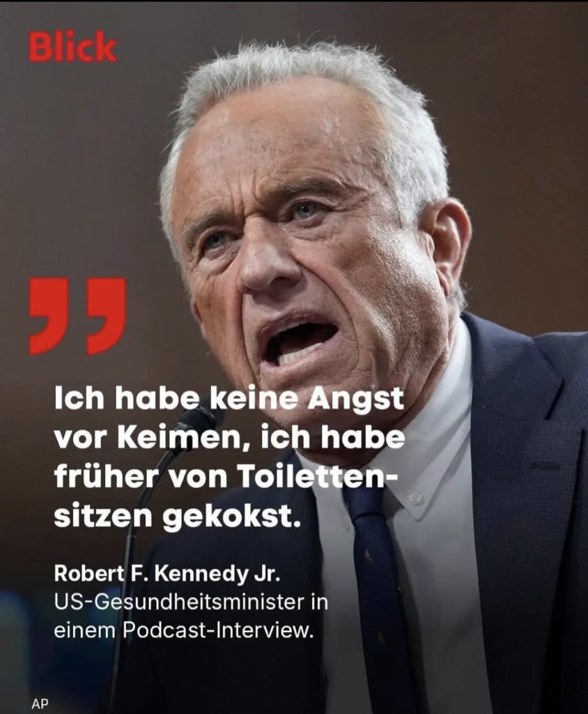Meine Damen und Herren, der Gesundheitsminister der Vereinigten Staaten von Amerika.