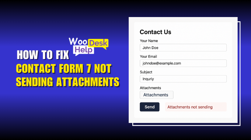 WooHelpDesk's tweet image. Contact Form 7 not sending attachments?
It’s usually Mail tab mismatch or server upload limits.
Full fix guide → shorturl.at/64Lro
 
#WordPressFix #ContactForm7