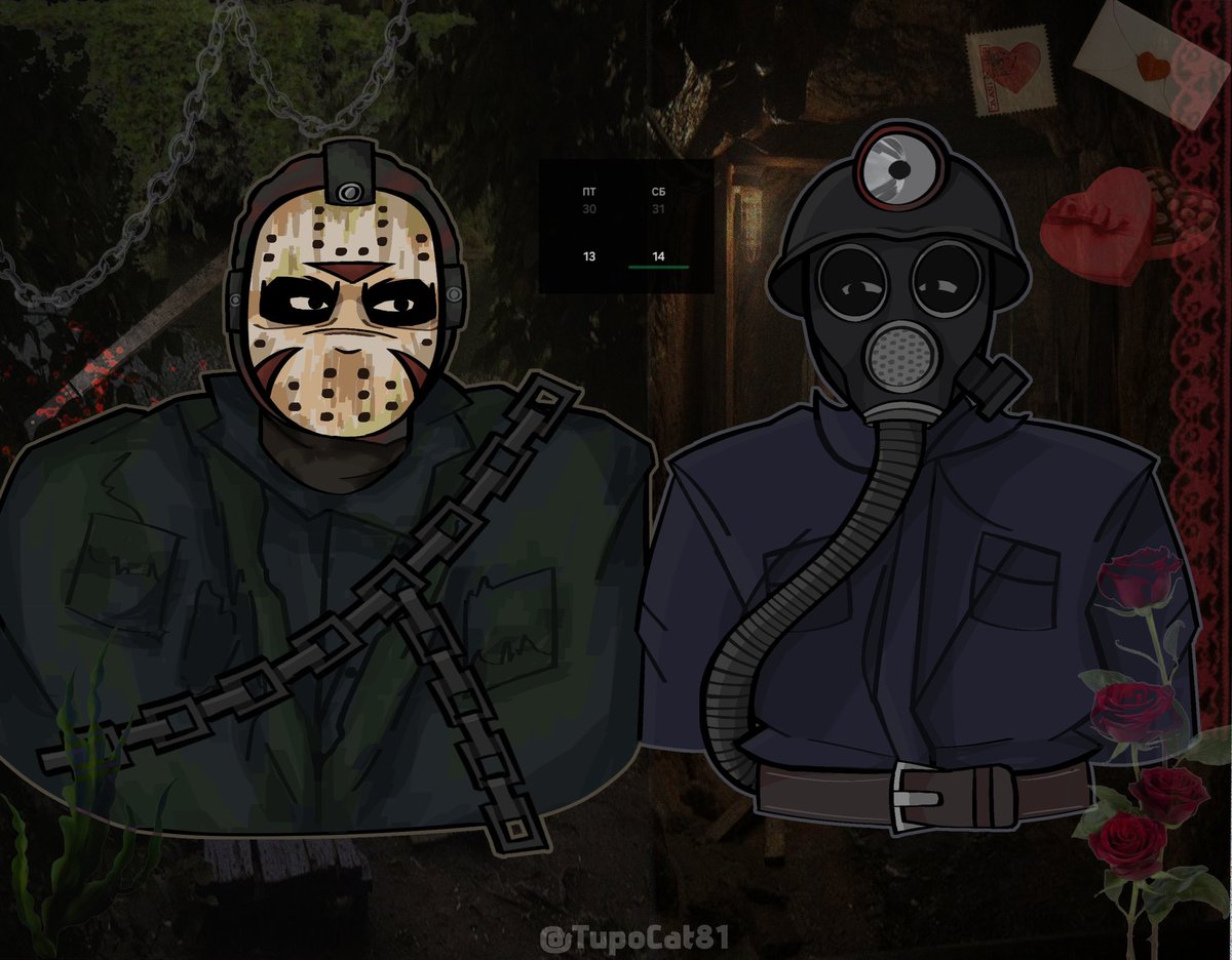 Happy Friday the 13th, everyone, and happy early Valentine’s Day!😼😼👅

#FridayThe13th #ValentinesDay #mybloodyvalentine #JasonVoorhees #HarryWarden #Jason #art #filmart #film #ibisPaintX