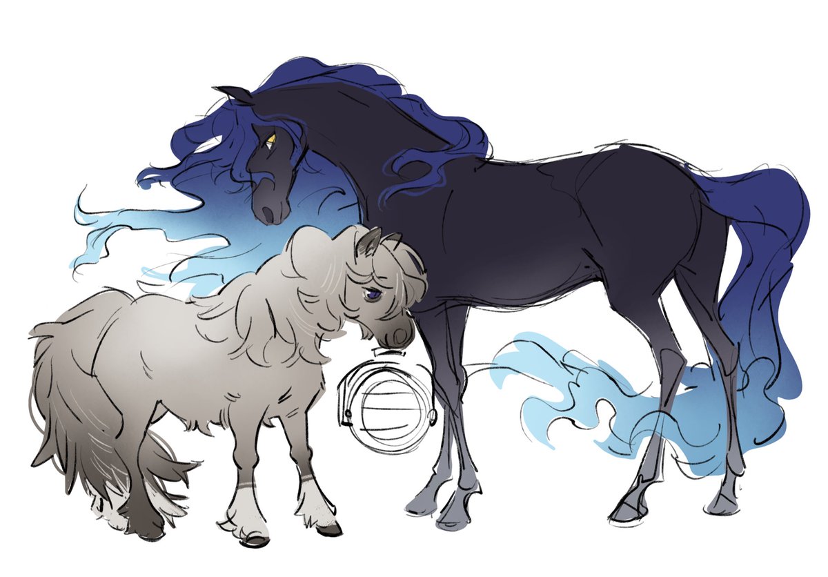 faelight as horses,,, if you even care