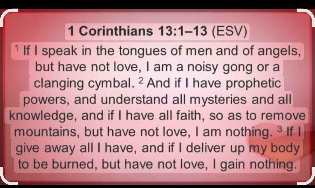 <a href="/lanawilli7/">Sycamore Girl</a> Beloved, if God so loved us, we also ought to love one another. No one has ever seen God; but if we love one another, God remains in us, and His love is perfected in us. By this we know that we remain in Him!

❤️ 1 John 4:11-13 &amp; 19

We love because,
✝️ He first loved us!