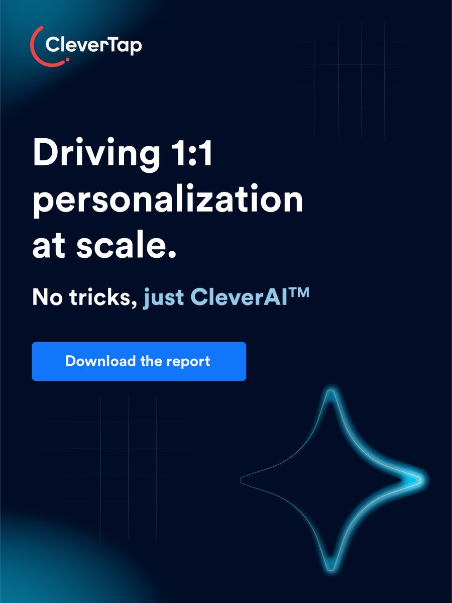 CleverTap's tweet image. Big shift.
Bigger expectations. 😄

Personalization is about smarter decisions at scale. Curious what’s changing?

 👉 Download the report: bit.ly/4bEEH2E

@Gartner_inc 

#CleverTap #AgenticAI #Personalization #GartnerMagicQuadrant #CustomerEngagement #AIinMarketing