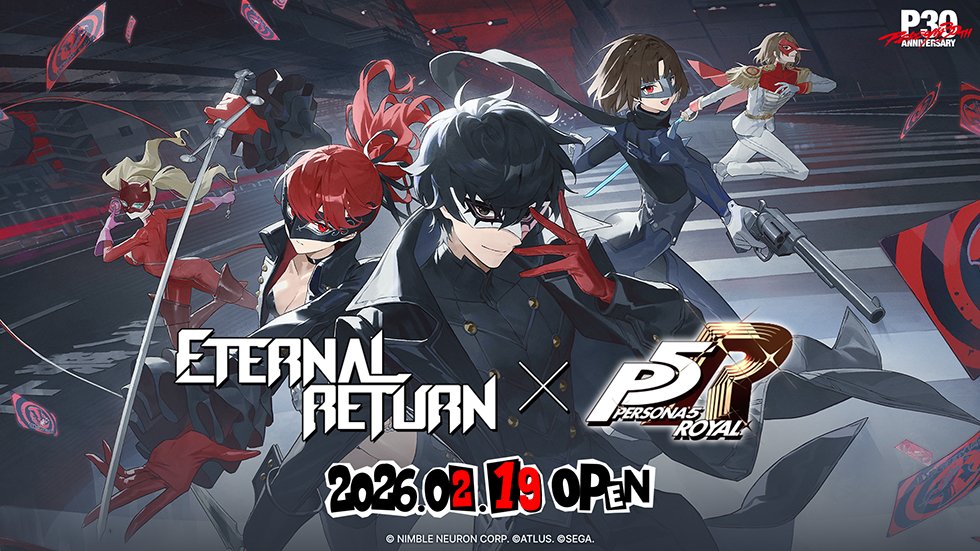 Eternal Return X Persona 5 Royal Collab Ongoing ❤️ tweet media