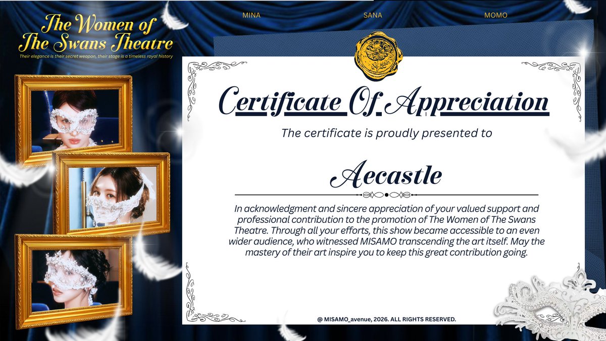 It has been an honor to serve as a media partner for the <a href="/ofMISAMOavenue/">優雅なバレリーナ、ミサモ</a>'s project. We are truly grateful for the trust you’ve placed in us to take part in such an extraordinary endeavor. We look forward to the possibility of collaborating again in the future. Until we meet again