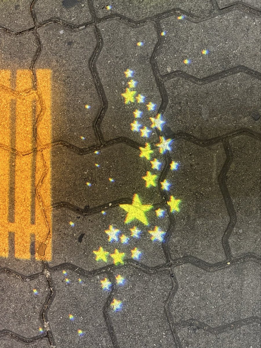 binzipi's tweet image. 길 가다가 별 발견✮ ⋆ ˚｡✩