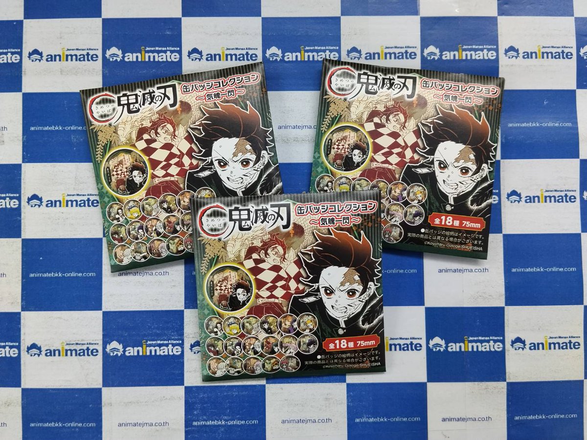 สินค้าเข้าใหม่จากเรื่อง Kimetsu no Yaiba [JUMP SHOP] -Badge Collection ...