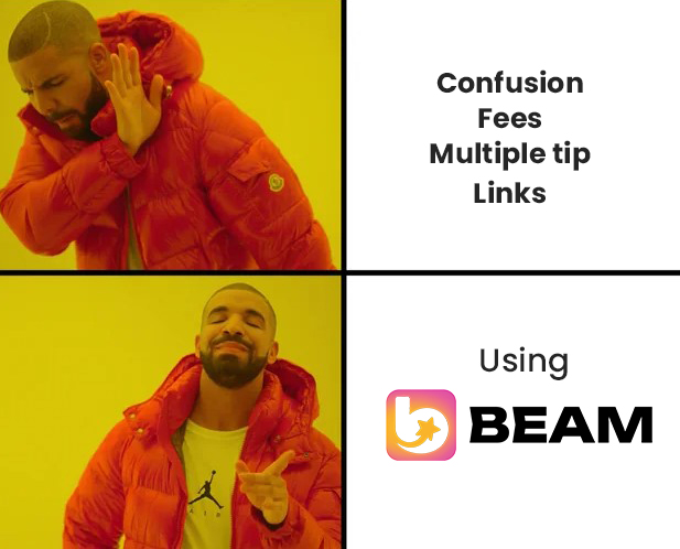 Choose ease. Get beamed.

Create your Beam link at beam.gifts