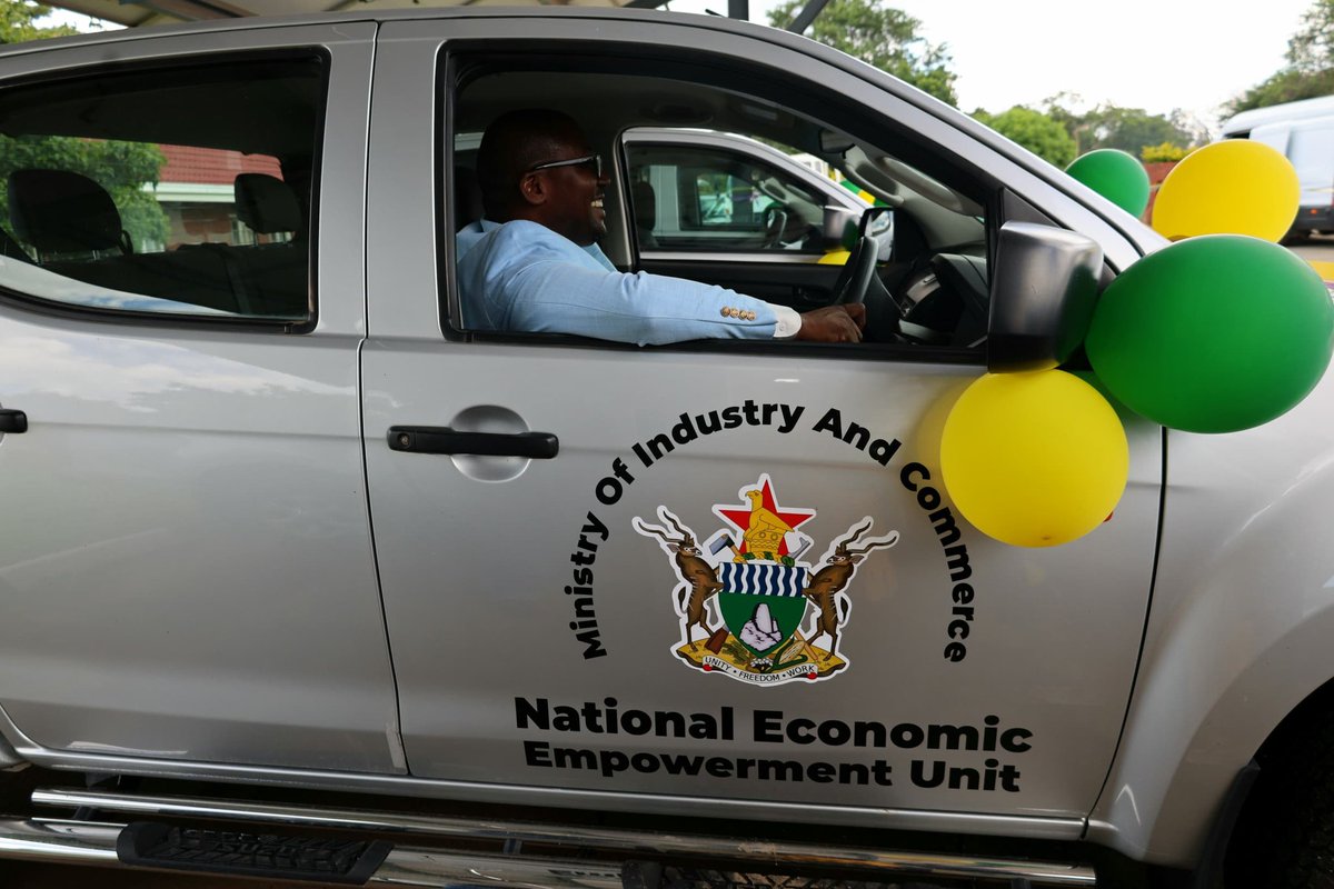 Today, the Minister of Industry and Commerce <a href="/Min_of_IC/">Ministry of Industry and Commerce</a>, Hon. N. M. Ndhlovu, presided over the commissioning of vehicles for the Economic Empowerment and Trade Measures Units, as well as the Standards Development Fund (SDF) 120KVA Solar System , in Harare.