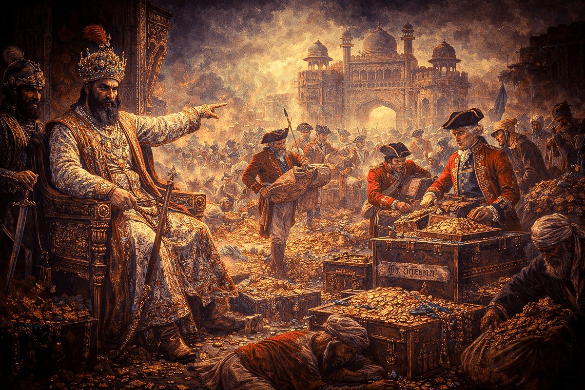 1857. Delhi falls. Britishers appoints Looters with official orders: loot the city.

Not rogue soldiers. Not collateral damage. A government-sanctioned Prize Committee.

£500,000 recorded.  Gold melted. Jalis stripped. Manuscripts shipped to London. Nawabs who spied for the