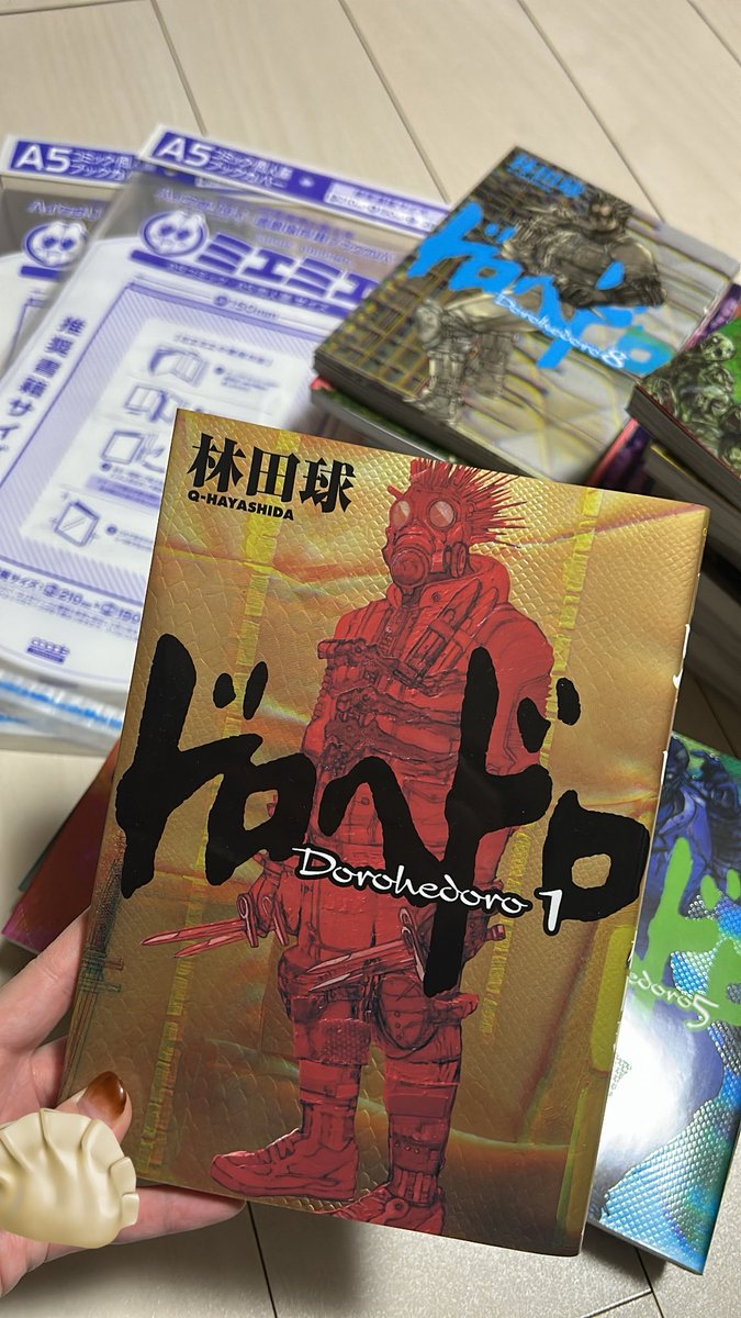 旦那から少し早めの誕生日プレゼントでドロヘドロ全巻買ってもらった