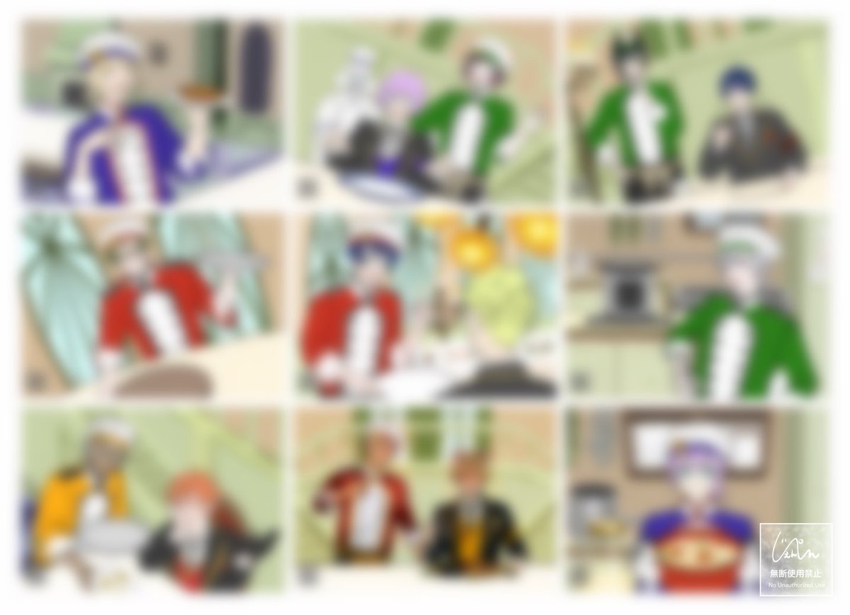 進捗
 #twstマスシェフイラスト企画