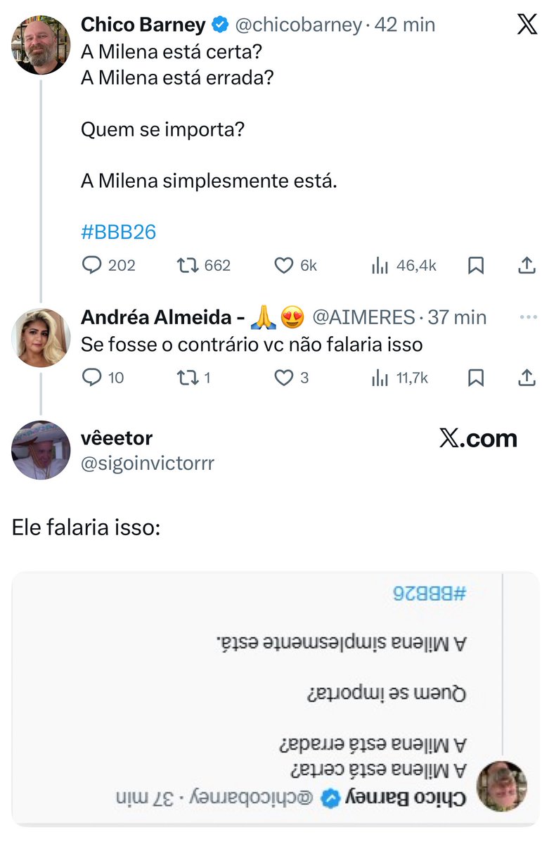 Eu amo esse site em época de BBB.