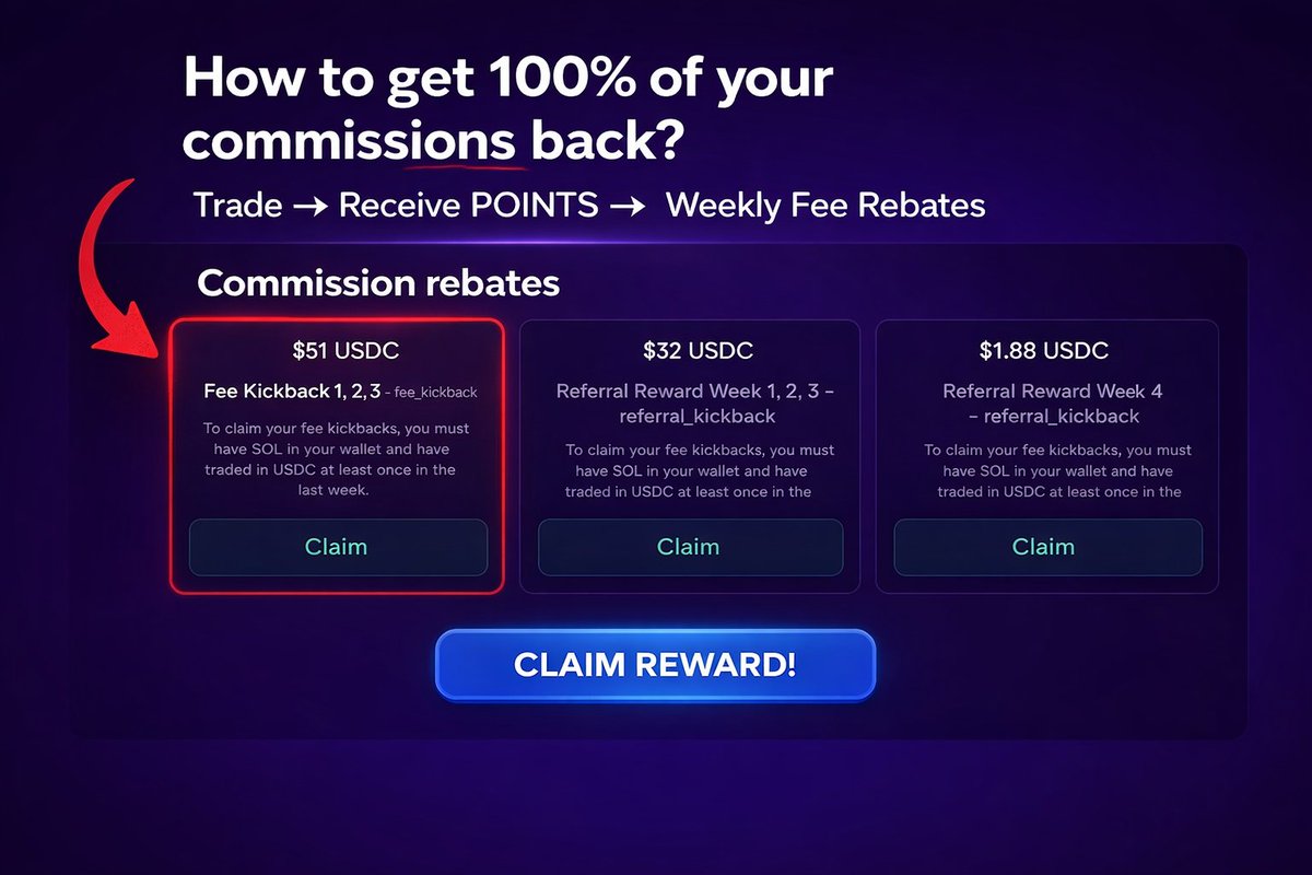 How to get up to 100% commission back in <a href="/GeniusTerminal/">Genius</a> ?

By trading on the platform, you receive POINTS. After each week, the project returns the funds you spent (see screenshot).

The team said they will conduct the TGE by April 12, the main CZ is an advisor to the project,