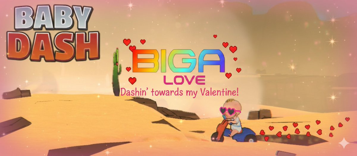 Alex_DigitalJS's tweet image. When you hear there’s a new drop but you’re already committed to that BIGA Love. 💖💨

Forget the chocolates, we’re dashin’ straight to the top this Valentine’s Day! Who’s your #BabyDash duo today? 🏍️

#BIGA @bigaarcade  #BabyDash #ValentinesDay #Web3Gaming