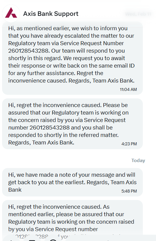 paras_jaiswal's tweet photo. @AxisBankSupport @nsitharaman @AxisBank @RBI @RBIsays @aajtak https://t.co/GxIfBe0r7P