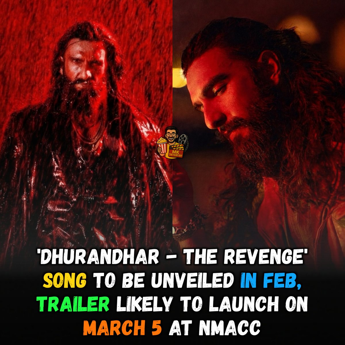 Dhurandhar The Revenge promotions begin with a song release in February followed by a grand trailer launch likely on March 5 at NMACC. 

The Aditya Dhar directorial releases in cinemas on March 19.

#RanveerSingh #DhurandharTheRevenge #Dhurandhar2 #MKTheFilmyGuy #AdityaDhar