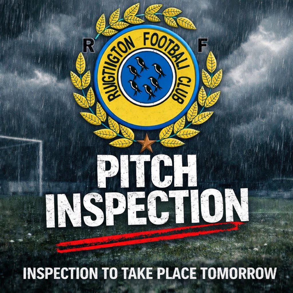 Rustington_FC's tweet photo. 🔵 Pitch Inspection Update 🔵
Ahead of tomorrow’s fixtures, both Blues teams will have pitch inspections in the morning.

First Team: 10:00 AM
Reserves: 10:30 AM

We’ll post updates as soon as decisions are confirmed. Stay tuned.

#blues #scfl #wsfl https://t.co/XryeQW35VI