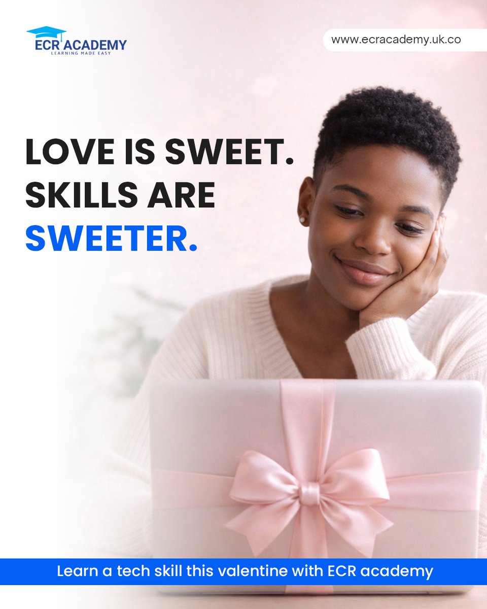 ECRTechServices's tweet photo. Love is sweet but learning a tech skill is sweeter

Learn a tech skill this valentine with ECR academy https://t.co/zmerzZrxK7