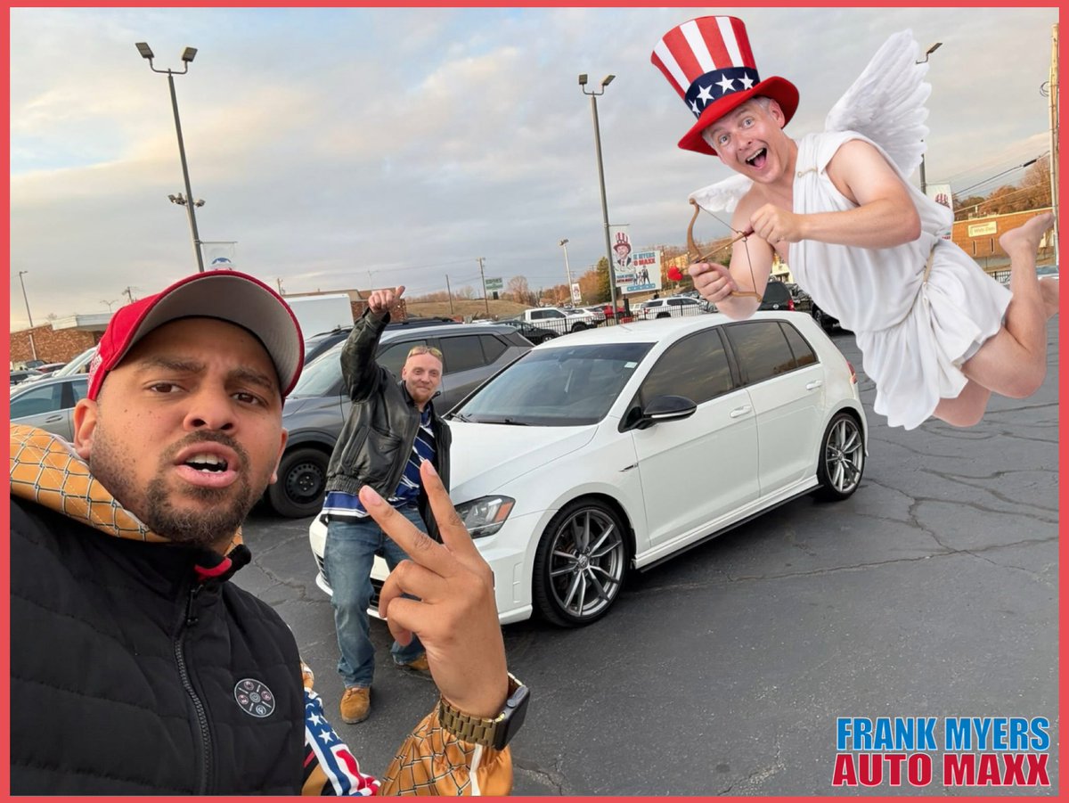Cupid is working overtime this Valentine’s Weekend 🏹❤️

Congrats to this happy customer on his new VW! Big shoutout to Solutions Provider Tae Byrom for making it happen the right way.

If your current ride has you heartbroken, we’ve got the matchmaker at #FrankMyersAuto