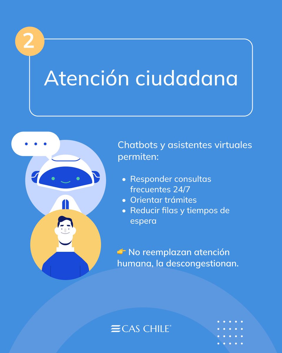 Cas_Chile's tweet photo. La Inteligencia Artificial puede ser una gran aliada del sector público, si se implementa con ética, transparencia y foco en las personas.

Fuente: Elaboración propia CAS-CHILE, basada en principios de IA responsable en el sector público (Gobierno de Chile / OCDE) https://t.co/gSohBOyml8