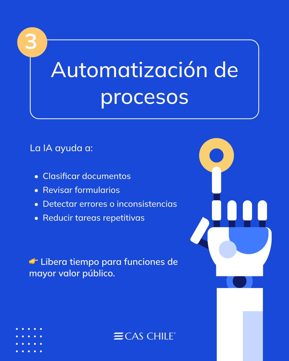Cas_Chile's tweet photo. La Inteligencia Artificial puede ser una gran aliada del sector público, si se implementa con ética, transparencia y foco en las personas.

Fuente: Elaboración propia CAS-CHILE, basada en principios de IA responsable en el sector público (Gobierno de Chile / OCDE) https://t.co/gSohBOyml8