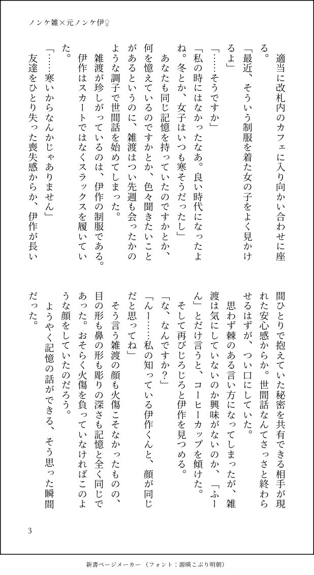 雑伊 女体化 