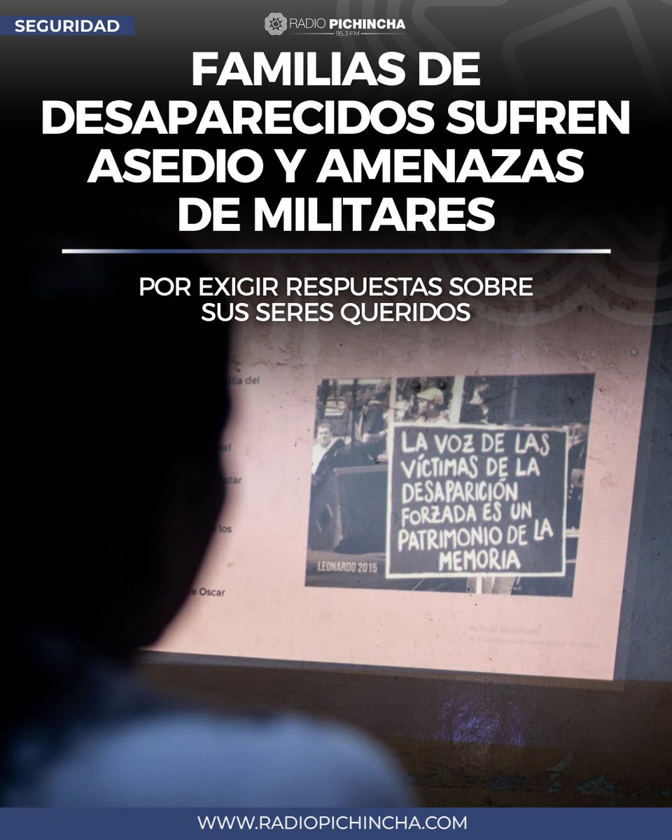 🔒#Seguridad | La Comisión Interamericana de Derechos Humanos (CIDH) advirtió sobre mensajes intimidatorios de agentes estatales contra familiares de las víctimas y ordenó al Estado ecuatoriano garantizar seguridad y apoyo psicológico a las buscadoras.
#LaRadioDeLasNoticias
Los