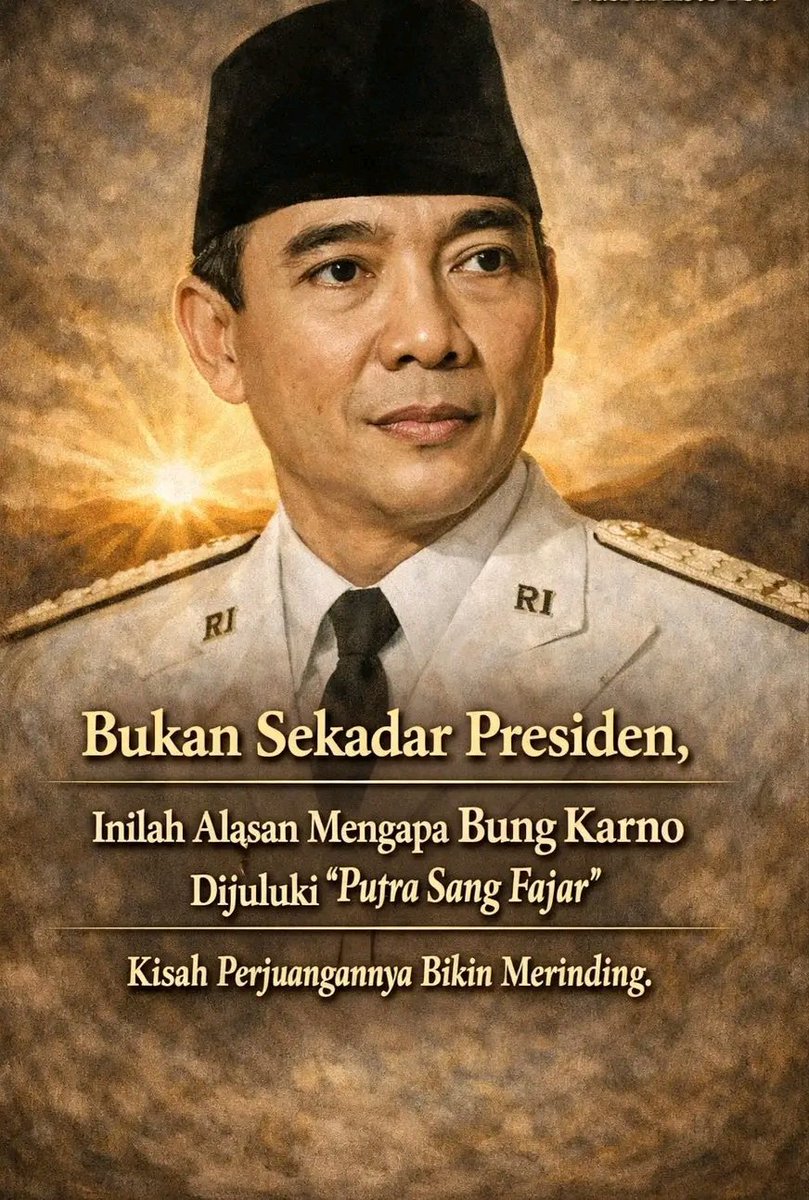 Bukan Sekadar Presiden, Inilah Alasan Mengapa Bung Karno Dijuluki 'Putra Sang Fajar' dan Ditakuti Dunia. Kisah Perjuangannya Bikin Merinding!

Indonesia mungkin tidak akan pernah menjadi negara yang berdaulat tanpa kehadiran sosok yang satu ini. Ir. Soekarno, atau yang lebih
