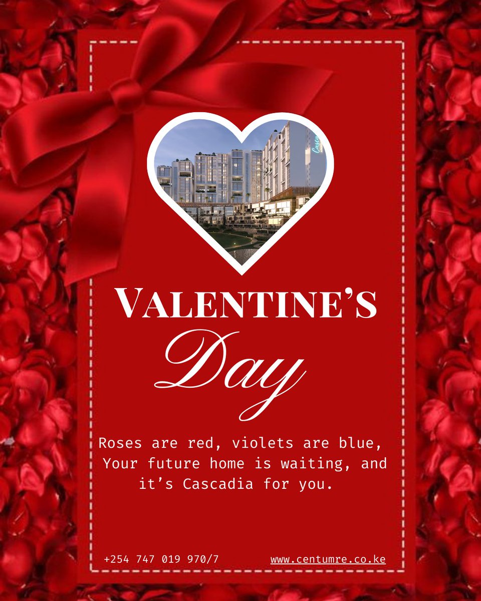 CascadiaKE's tweet photo. Some love stories begin with a front door.

This Valentine’s, fall in love with more than just the idea of home. Fall in love with your future at Cascadia Apartments.❤️

Book a site visit today and take the first step toward your new home.

Call us at +254 747 019 970/7. https://t.co/hcXYiGZb8d