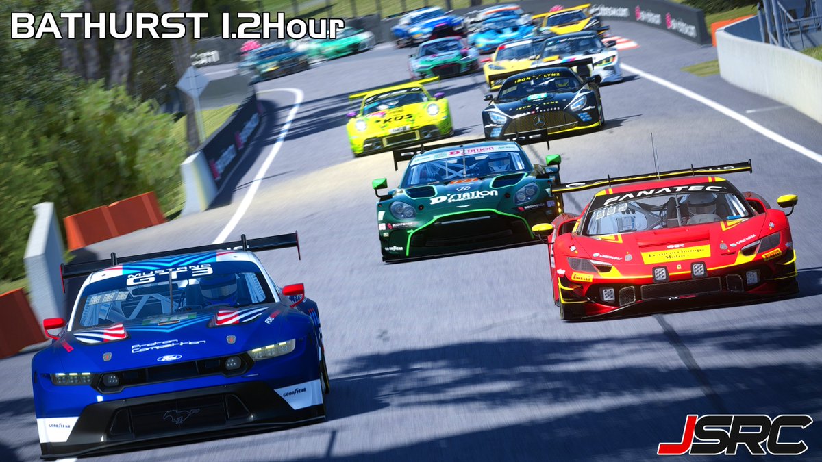 #JSRC 2月14日 #AssettoCorsa にてレースイベント開催！
今回は、リアルレースに合わせたバサースト1.2時間耐久です🏎️💨
初心者の方でも歓迎です🔰ぜひご参加ください！
🔽詳細はこちらのnoteから
note.com/jsrc/n/nde0a26…
#アセットコルサ #レースシム