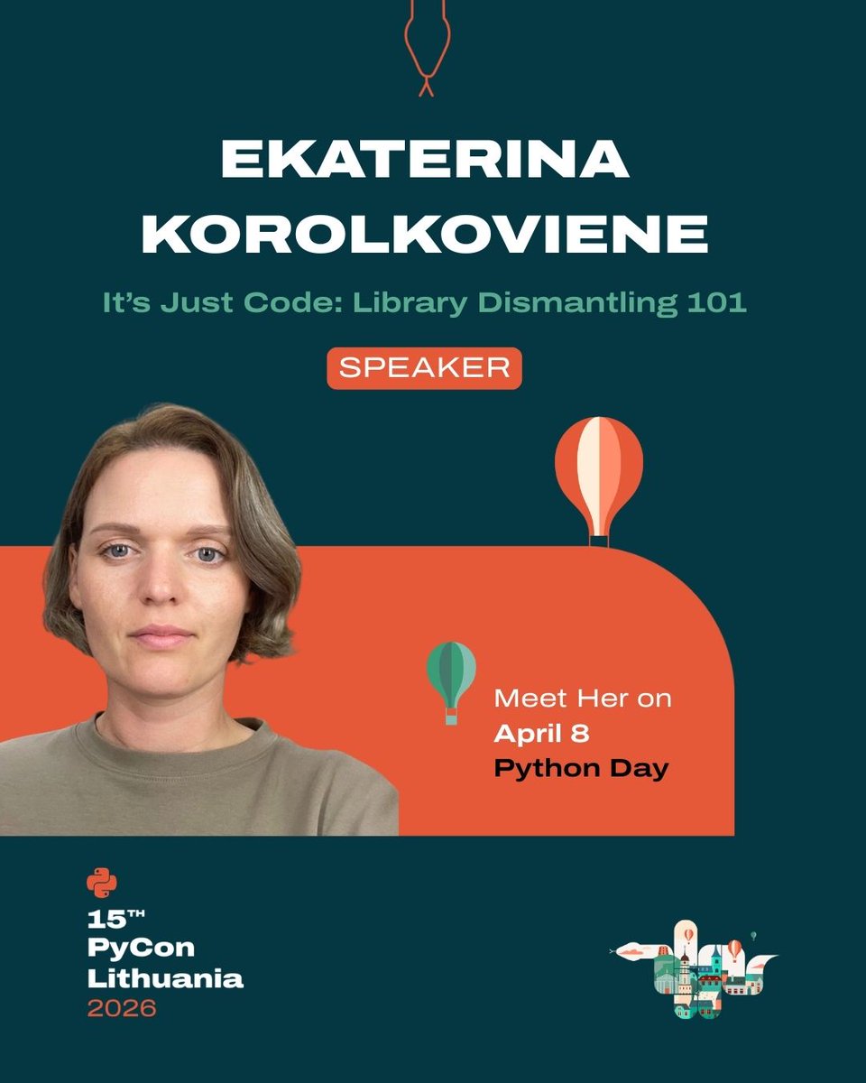 PyCon Lithuania tweet media