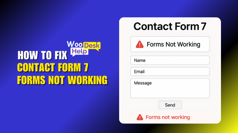 WooHelpDesk's tweet image. Contact Form 7 not working?
It’s probably cache, JS errors, or plugin conflicts.
Full fix guide → shorturl.at/IZFo1
 
#ContactForm7 #WordPressFix