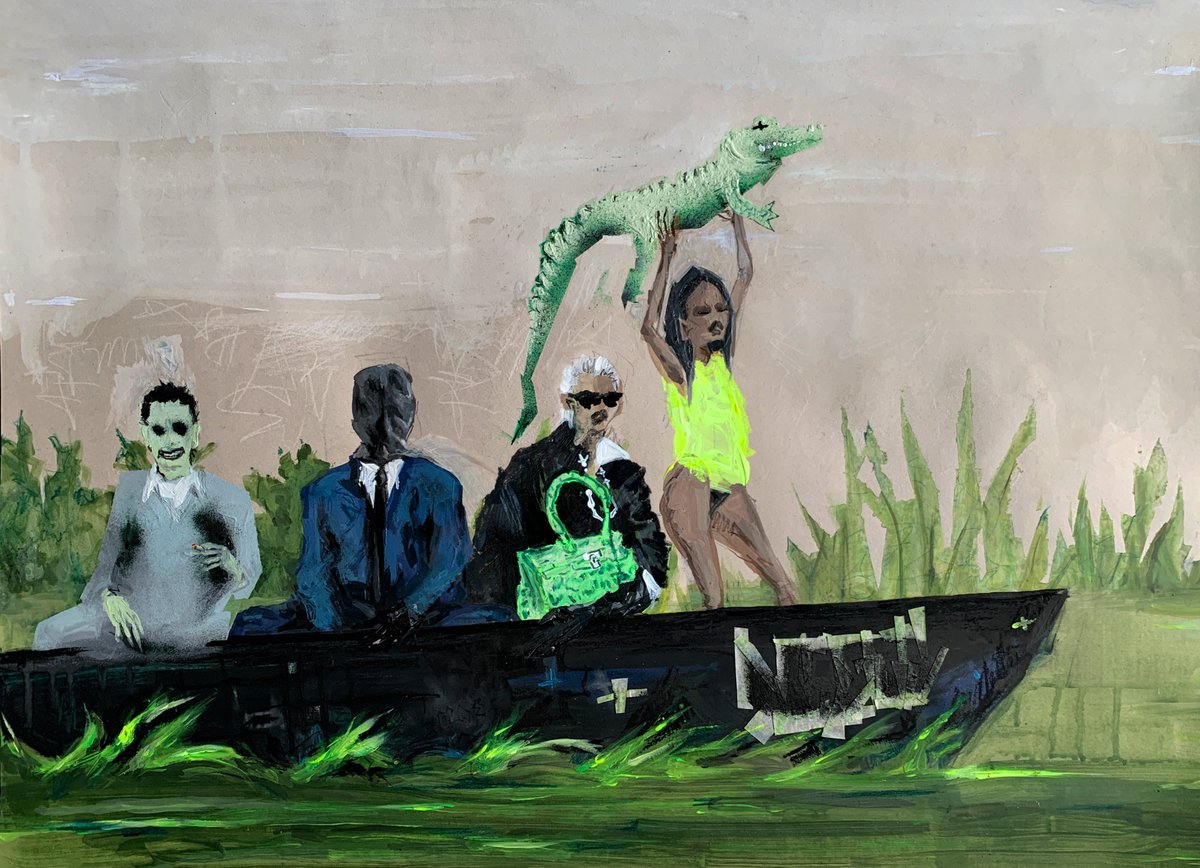 The Bag has found its collector.
Thank you <a href="/MattKaneArtist/">MattKane.eth 🎨</a> for your special taste in art! I'm glad that this crocodile is in your wallet🩶