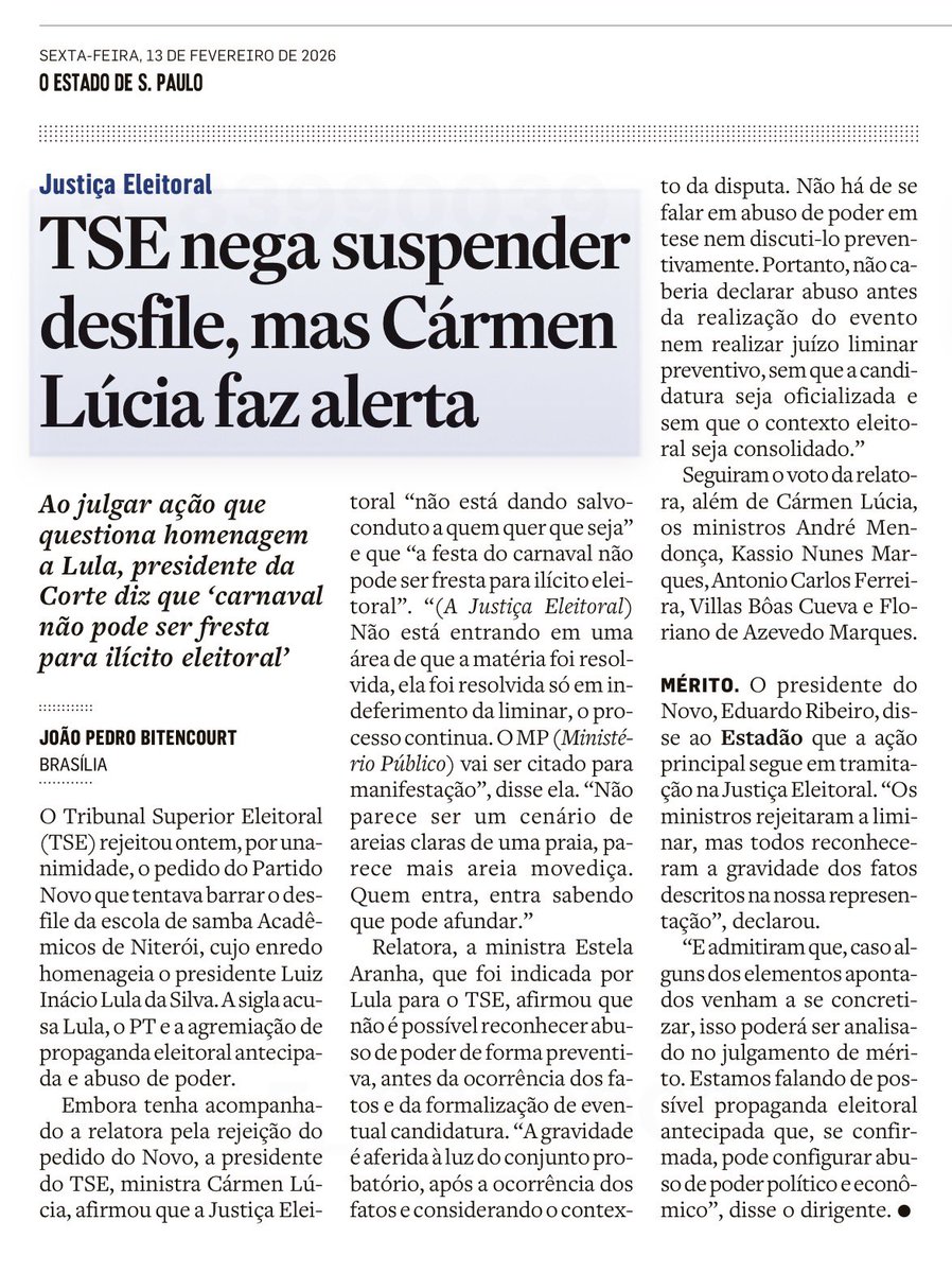 A fala da ministra foi claríssima sobre possíveis desdobramentos processuais no futuro. Liminar não arranhou o mérito 👇🏼