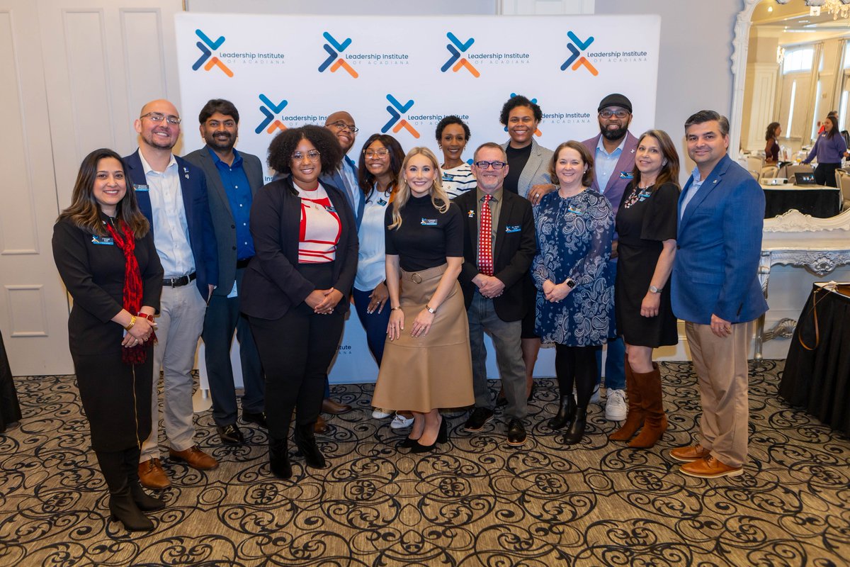 Grateful and honored to be elected to the Board of Directors of the Leadership Institute of Acadiana. Leadership Lafayette (Class XXXVII) taught me so much about our community and built lasting relationships. Great seeing old friends, former classmates, and many former