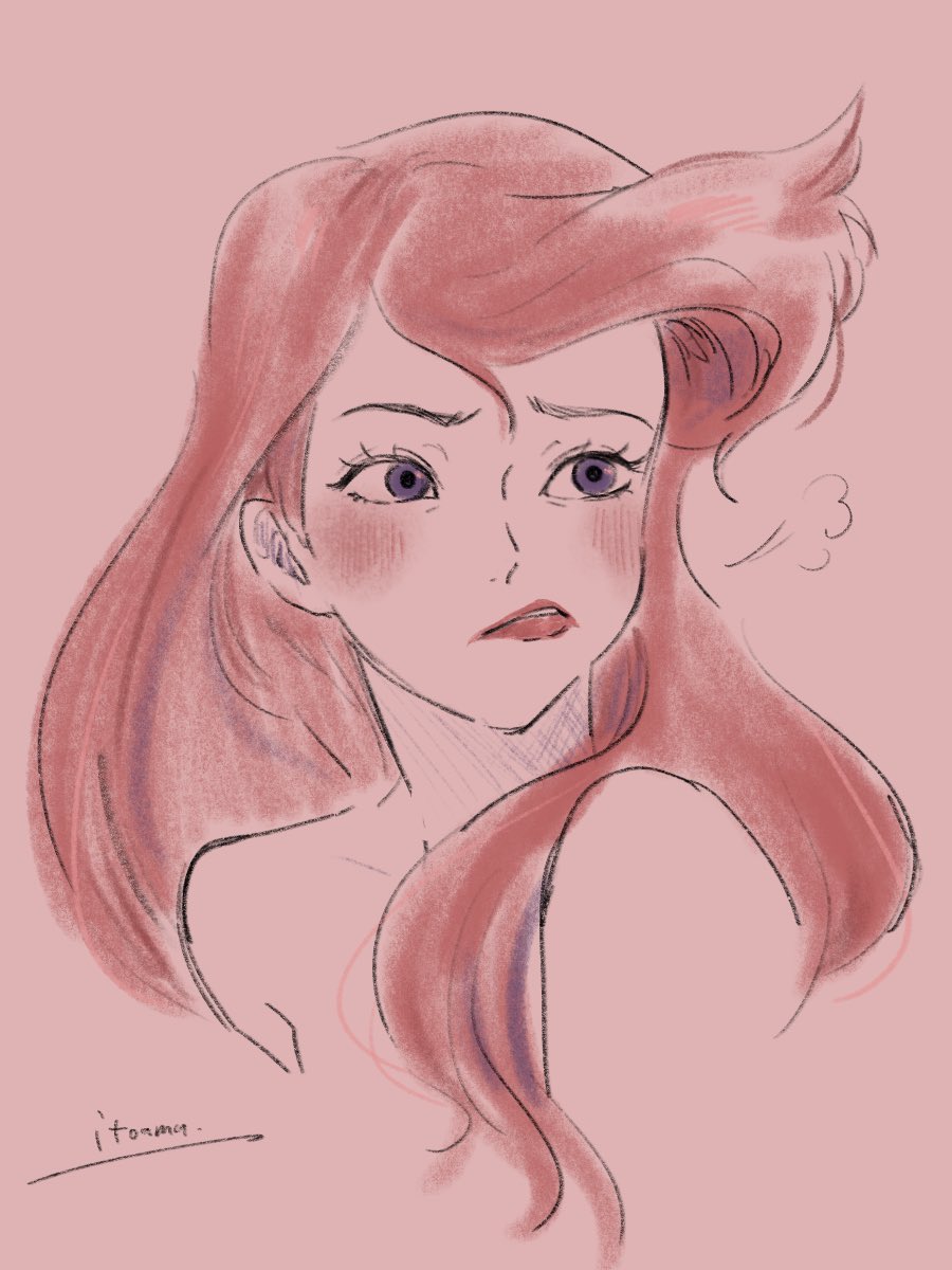 アリエルの前髪を吹く仕草が可愛くて大好き