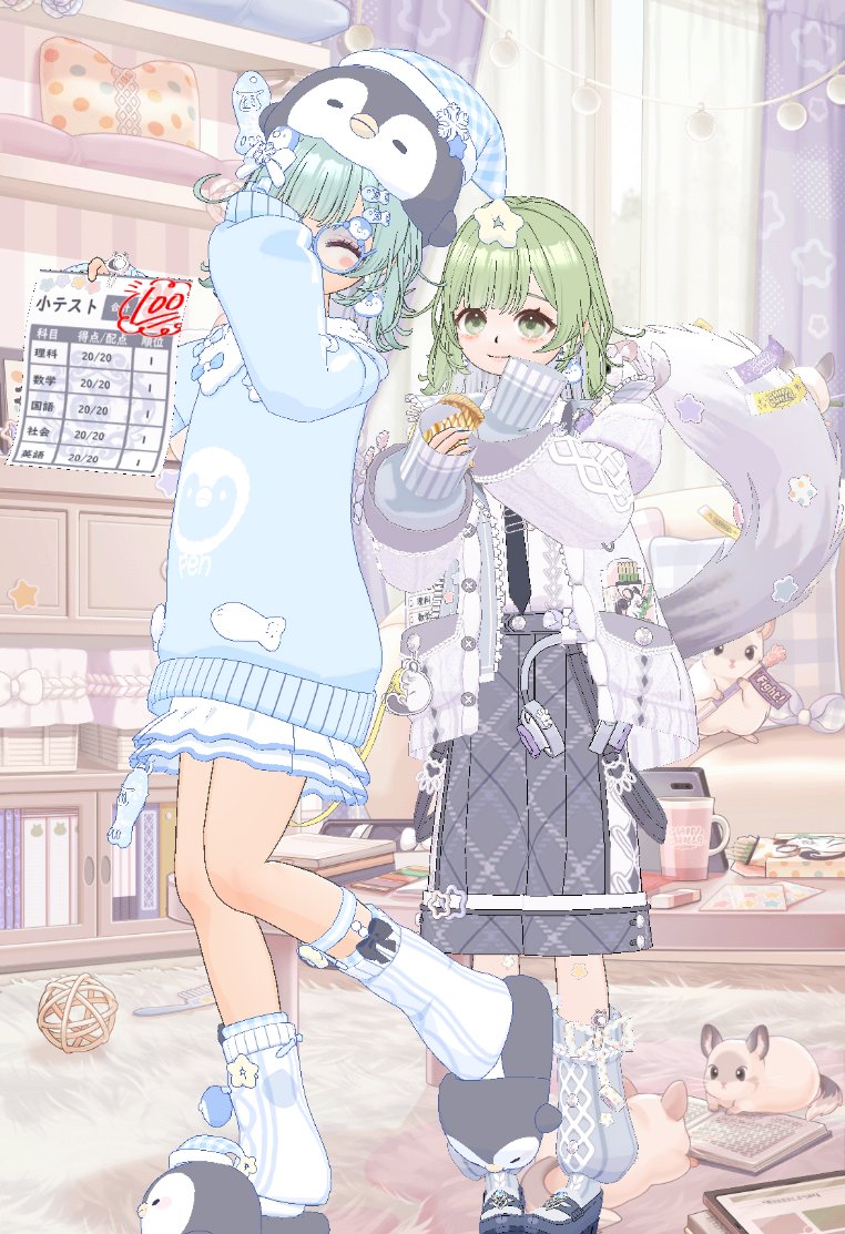 ochachi22's tweet photo. おふとん集みたいになってきた🤔
100点にご満悦の様子 https://t.co/Xkqk2Dsent
