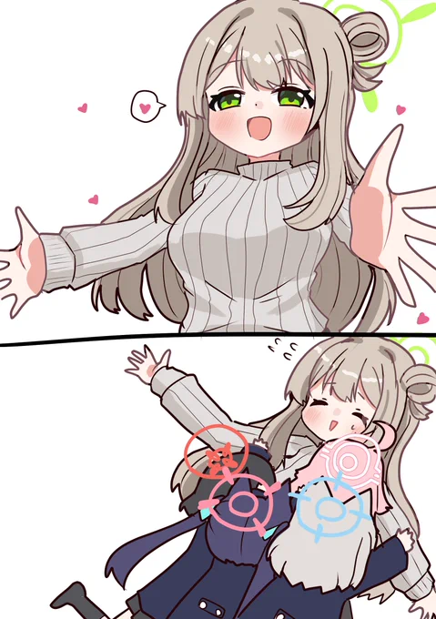 ノノハグ
#ブルアカ 