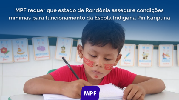 O MPF ajuizou ação para que o Estado de Rondônia adote medidas estruturais urgentes a fim de garantir condições mínimas de funcionamento da Escola Estadual Indígena Pin Karipuna, localizada na Terra Indígena Karipuna, em Porto Velho.

Notícia completa 👉mpf.mp.br/o-mpf/unidades…