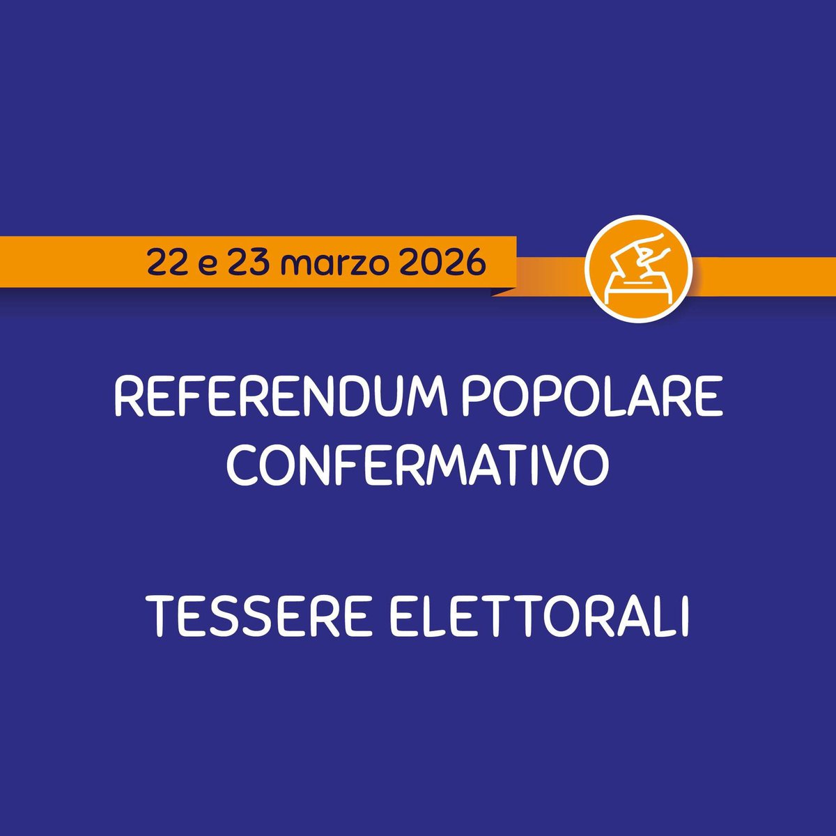 comunefi's tweet photo. ➡ Referendum Popolare Confermativo 2026: tessera elettorale senza prenotazione presso l’Ufficio Elettorale, situato in Viale Guidoni 174
👉 info e orari:
https://t.co/U1FyieTeQZ
#Referendum2026 #CostituzioneItaliana #DirittoDiVoto #TesseraElettorale #ReferendumCostituzionale https://t.co/6QqDynBi0U