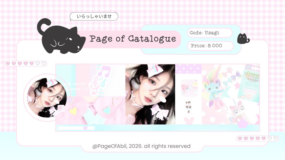 PageOfAbil's tweet image. 🐈___ help  rt  &amp;amp;  ospek?  tysm!

aLo!  ayo  kenalan  sama  set up  &amp;amp;  4  anak  imup  abil  ₊  👧🏻 ˚  namanya  'usagi',  'miku',  'lemonaide',  dan  'fuwa'  &amp;gt;____⭐️

adakah  yang  mau  menjadi  kinci?  boleh  drop  foto  cerah  ceria,  copal,  nick,  &amp;amp;  nama  katalog  yang  dimau…