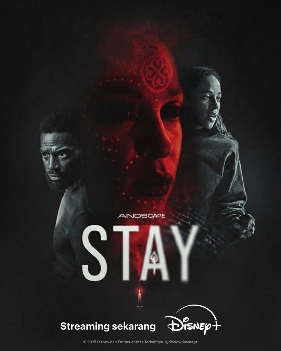 disneyplusmagz's tweet photo. Cinta diuji. Kegelapan menanti.
Streaming film original Stay sekarang. Eksklusif di Disney+
#disneyplusid #disneyplus
#hulu #huluondisneyplus
#huluoriginal #andscape https://t.co/A6A6F9K42s